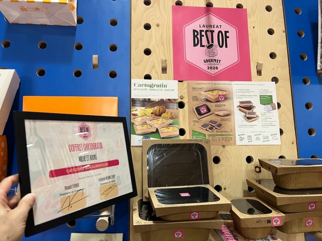 Cartogration meilleur packaging du Gourmet Selection